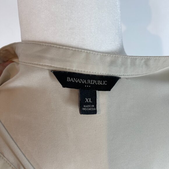 Banana Republic Tan Tunic Blouse size XL - Picture 4 of 4